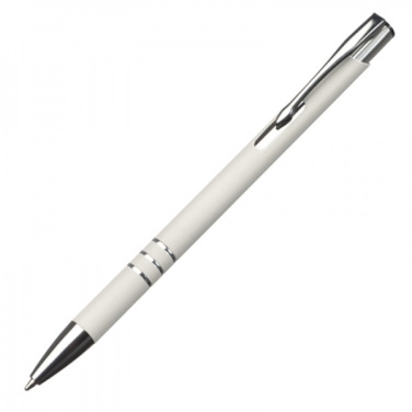 Logo trade promotional merchandise image of: Metal ballpen NEW JERSEY