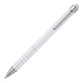 Metal ballpen with touch pen LUEBO, white