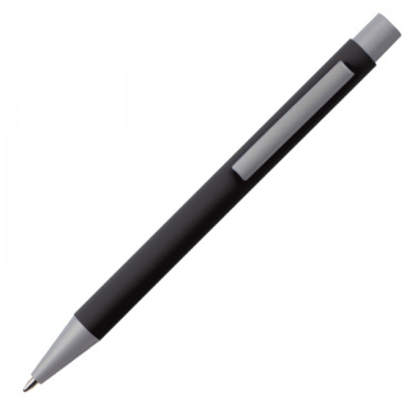 Logo trade corporate gift photo of: Metal ballpen soft touch ABU DHABI