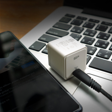 Logo trade corporate gift photo of: Silicon Power fast charger QM12