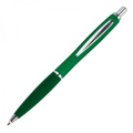 Plastic ballpen JEKATERINBURG, green