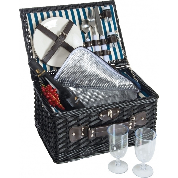 Logo trade promotional gifts picture of: Picnic basket RIVA DEL GARDA