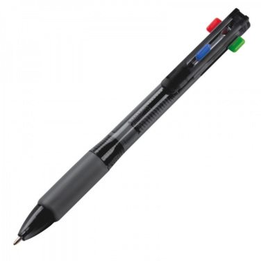 Logo trade promotional merchandise picture of: Plastic ballpen 4in1 NEAPEL