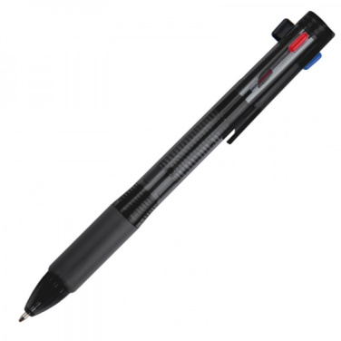 Logo trade corporate gift photo of: Plastic ballpen 4in1 NEAPEL