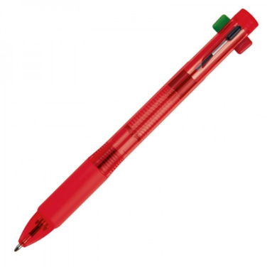 Logotrade promotional product image of: Plastic ballpen 4in1 NEAPEL