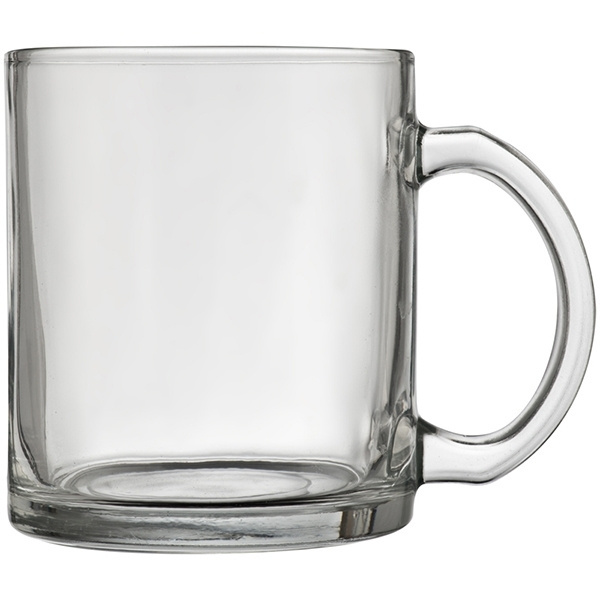 Logotrade promotional giveaway image of: Glass mug LIMERICK 300 ml