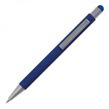 Logo trade corporate gifts image of: Metal ballpen touch pen soft touch SALT LAKE CITY