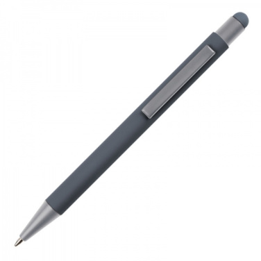 Logotrade promotional item picture of: Metal ballpen touch pen soft touch SALT LAKE CITY