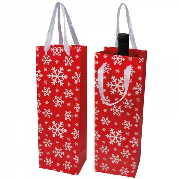 Logotrade promotional items photo of: Wine bag in Christmas design LAPLAND