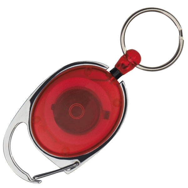 Logo trade promotional items picture of: Ski-Pass with Carabiner Keyring EMPLOYEE