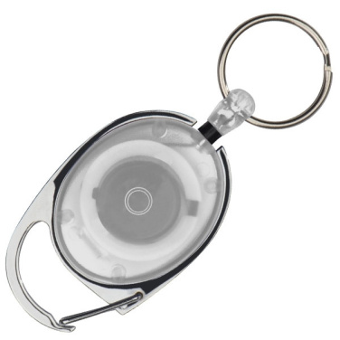 Logo trade corporate gifts image of: Ski-Pass with Carabiner Keyring EMPLOYEE