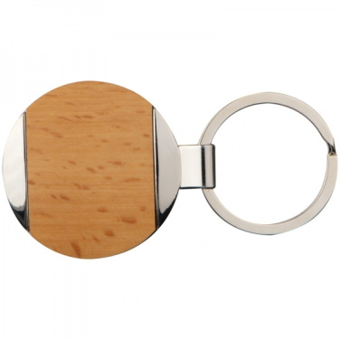 Logotrade promotional item image of: Wooden keyring LANGHAUS