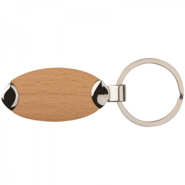 Logo trade advertising products picture of: Wooden keyring BALTRUM