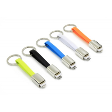 Logotrade promotional merchandise image of: Data transfer cable and keyring