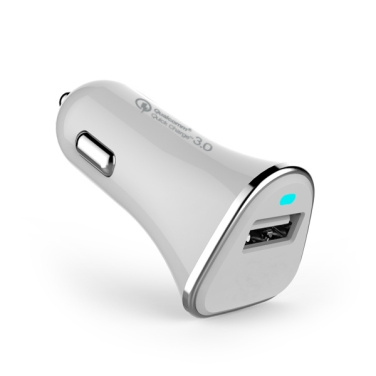 Logo trade business gifts image of: Car charger (Qualcomm Quick Charge 3.0)