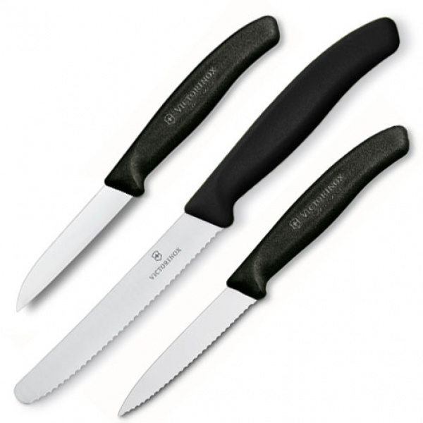 Logo trade promotional merchandise image of: Set of 3 SwissClassic knives Victorinox