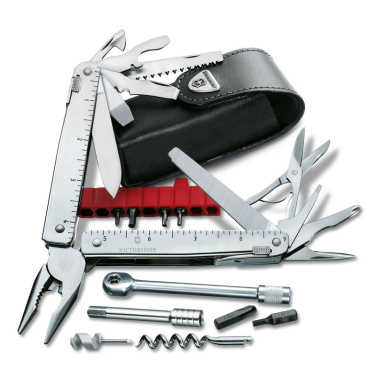 Logo trade promotional item photo of: SwissTool Plus - 39 tools Victorinox