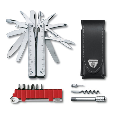 Logo trade promotional merchandise image of: SwissTool Plus - 39 tools Victorinox