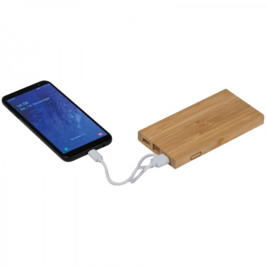 Logotrade corporate gifts photo of: Bamboo power bank KATOWICE