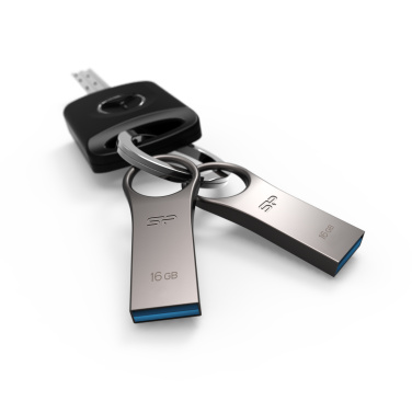 Logo trade promotional giveaways picture of: Pendrive 3.0 Silicon Power JEWEL J80 TITANIUM 16GB