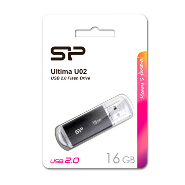 Logo trade promotional merchandise image of: Pendrive Silicon Power Ultima U02 2.0