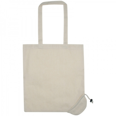 Logo trade promotional items image of: Foldable cotton bag KLEHOLM