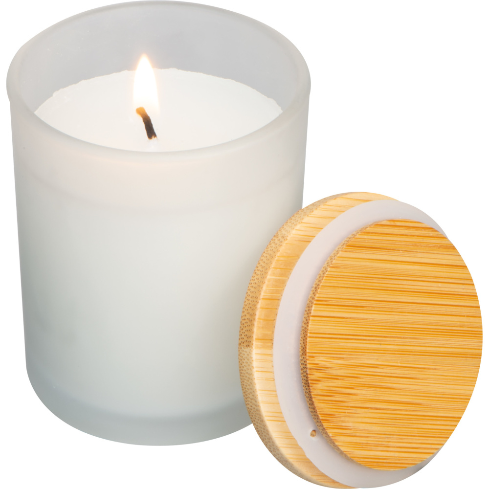 Logo trade promotional merchandise image of: Candle METZ