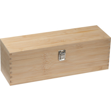 Logotrade promotional merchandise image of: Wooden wine box SAINT-ETIENNE