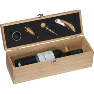 Logotrade corporate gifts photo of: Wooden wine box SAINT-ETIENNE