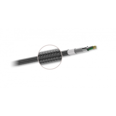 Logo trade promotional gifts picture of: Nylon data transfer cable LK30 Type - C Quick Charge 3.0