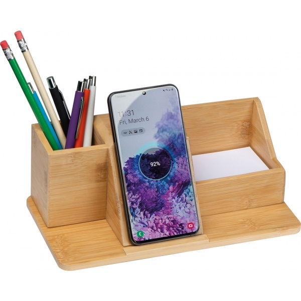 Logo trade promotional products image of: Desk organizer LUBLIN