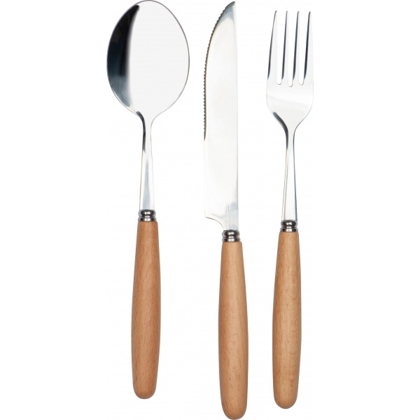 Logo trade corporate gifts image of: Cutlery set MARRAKESH