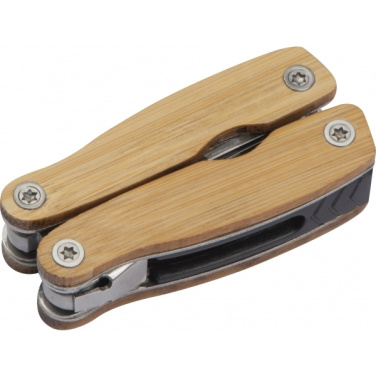 Logotrade business gift image of: Multifunction tool bamboo LEEDS