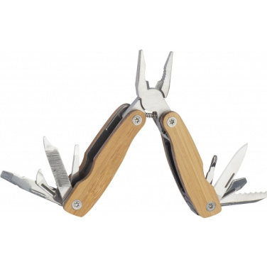 Logo trade corporate gift photo of: Multifunction tool bamboo LEEDS