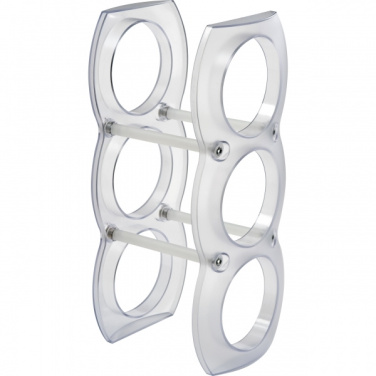 Logotrade promotional merchandise photo of: Plastic wine rack MONTEGO BAY