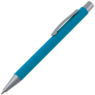 Logotrade promotional gift picture of: Metal ballpen soft touch ABU DHABI