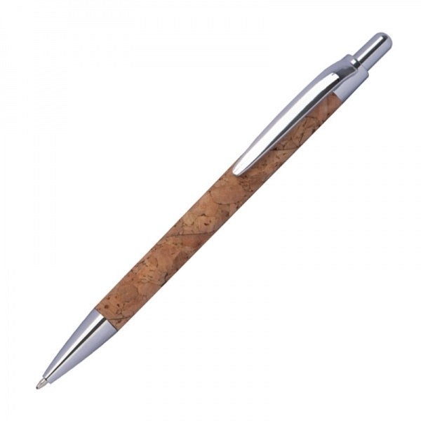 Logotrade promotional item image of: Cork pen KINGSWOOD