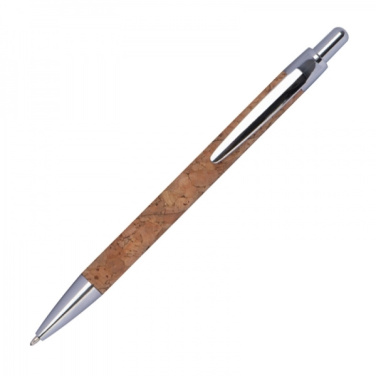 Logo trade business gifts image of: Cork pen KINGSWOOD