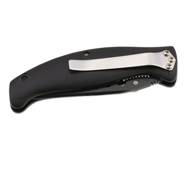 Logo trade promotional merchandise image of: Folding knife STYX Schwarzwolf