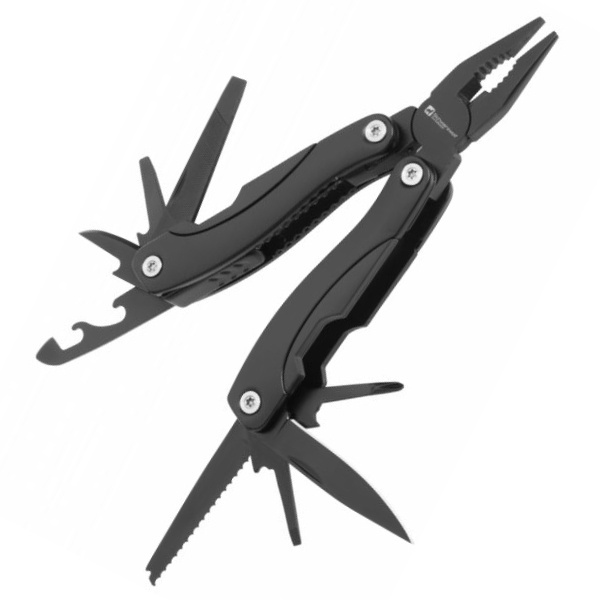 Logo trade promotional giveaways image of: Multitool ARMADOR NEW Black Schwarzwolf