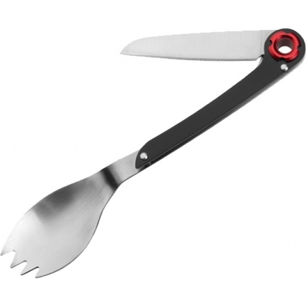 Logotrade promotional gift picture of: Multifunctional spoon LATEMAR Schwarzwolf