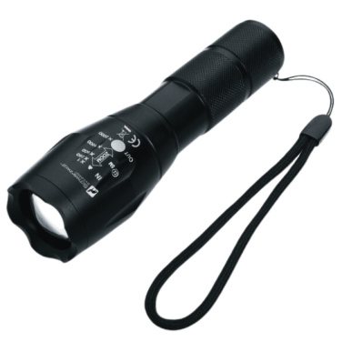 Logotrade business gift image of: Flashlight ANTELAO Schwarzwolf