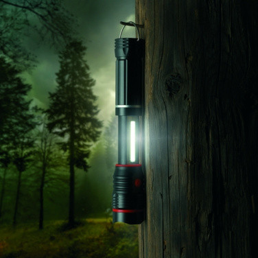 Logo trade promotional merchandise photo of: Flashlight BIWA Schwarzwolf