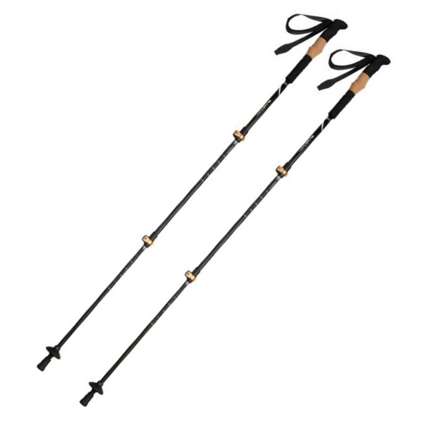 Logotrade promotional gift picture of: Trekking poles DENALI Schwarzwolf