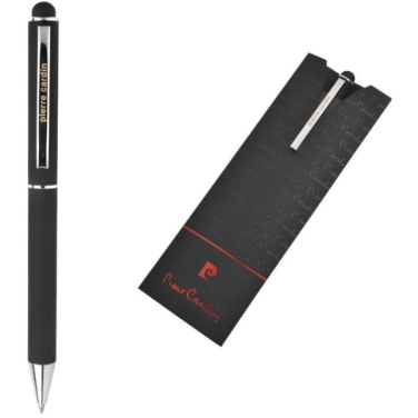 Logotrade promotional items photo of: Metal ballpoint pen, touch pen, soft touch CLAUDIE Pierre Cardin