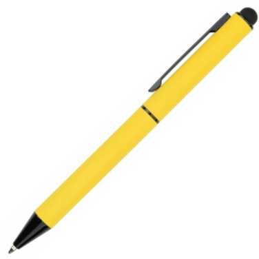 Logo trade promotional item photo of: Metal ballpoint pen, touch pen, soft touch CELEBRATION Pierre Cardin