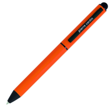 Logotrade promotional gift picture of: Metal ballpoint pen, touch pen, soft touch CELEBRATION Pierre Cardin