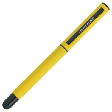 Logotrade promotional merchandise picture of: Roller touch pen, soft touch CELEBRATION Pierre Cardin