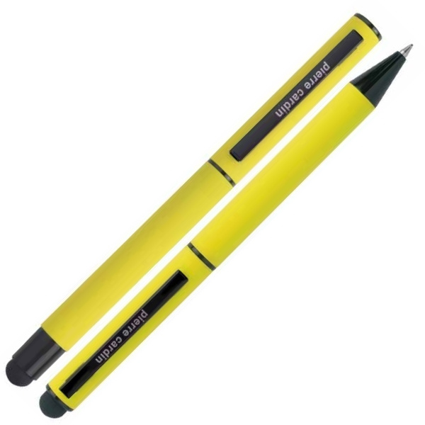 Logo trade advertising products picture of: Writing set touch pen, soft touch CELEBRATION Pierre Cardin