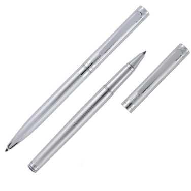 Logo trade promotional gifts image of: Writing set ballpoint pen & roller RENEE Pierre Cardin